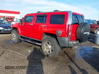 2009 Hummer H3 SUV Alpha with VIN 5GTEN13L398145561, listed as a IAAI auction lot 41232458 with 153,543 mi miles. Bid and sale history available at carsss.com. Image 3.