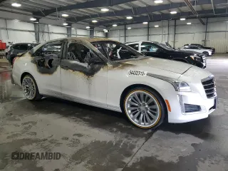 2015 Cadillac CTS Luxury AWD with VIN 1G6AX5SX2F0143051, listed as a Copart auction lot 54432315 with Not provided miles and Salvage title. Bid and sale history available at DreamBid. Image 4.