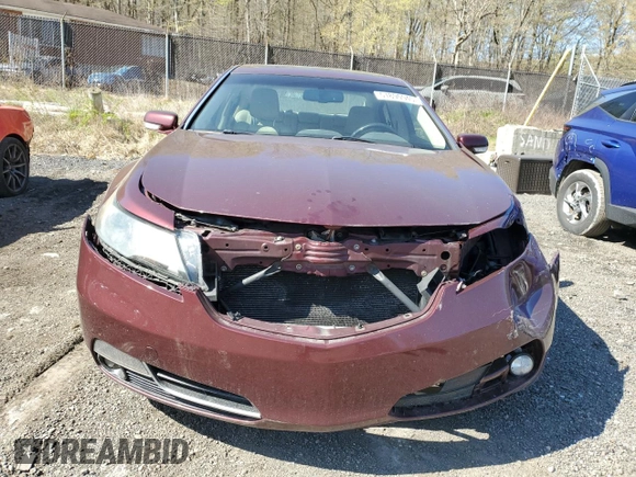 2012 Acura TL Tech Auto with VIN 19UUA8F50CA022807, listed as a Copart auction lot 51890945 with 186,107 mi miles and Salvage Title. Bid and sale history available at carsss.com. Image 5.