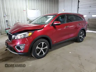 2016 Kia Sorento EX with VIN 5XYPHDA12GG007395, listed as a Copart auction lot 55974515 with 90,027 mi miles and Clean title. Bid and sale history available at DreamBid. Image 1.