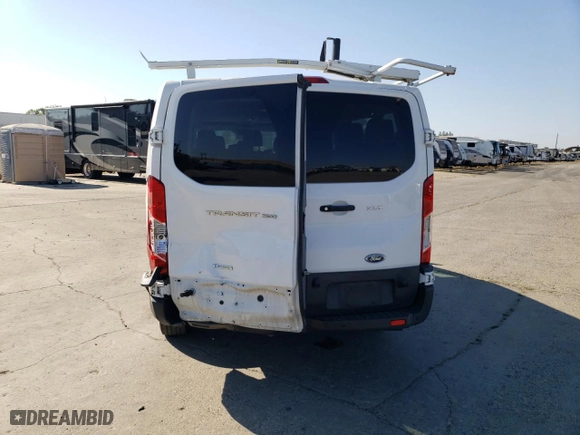 2018 Ford Transit Passenger Wagon XL with VIN 1FBZX2YG9JKA72955, listed as a Copart auction lot 59350194 with 151,401 mi miles and Salvage Title. Bid and sale history available at carsss.com. Image 6.