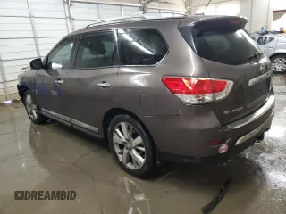 2015 Nissan Pathfinder S with VIN 5N1AR2MN2FC688193, listed as a Copart auction lot 56907995 with 112,624 mi miles and Salvage title. Bid and sale history available at DreamBid. Image 2.
