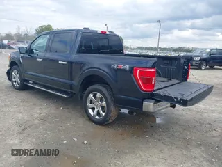 2021 Ford F-150 XL with VIN 1FTEW1EP0MFB77053, listed as a IAAI auction lot 41738348 with 39,752 mi miles. Bid and sale history available at carsss.com. Image 3.