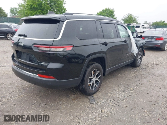 2023 Jeep Grand Cherokee Limited with VIN 1C4RJKBGXP8795290, listed as a IAAI auction lot 42179653 with 13,241 mi miles and . Bid and sale history available at DreamBid. Image 4.