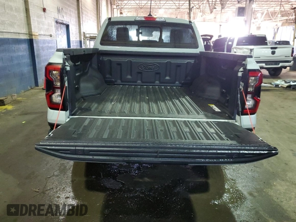 2024 Ford Ranger XLT with VIN 1FTER4HH4RLE47021, listed as a Copart auction lot 48300155 with 4,444 mi miles and Salvage Title. Bid and sale history available at carsss.com. Image 6.