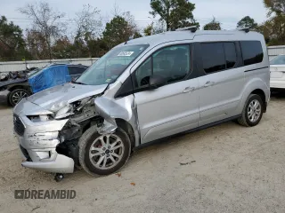 2019 Ford Transit Connect XLT with VIN NM0GS9F28K1393391, listed as a Copart auction lot 80685524 with 73,153 mi miles and Salvage title. Bid and sale history available at DreamBid. Image 1.