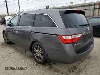 2013 Honda Odyssey EX z VIN 5FNRL5H40DB070687, wystawiony jako Copart lot #58624925 z przebiegiem 232 232 mil mil oraz Czysty tytuł • Clean title. Historia ofert i sprzedaży dostępna na DreamBid. Obrazek 2.