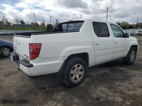 2011 Honda Ridgeline RTL with VIN 5FPYK1F52BB501103, listed as a Copart auction lot 51333645 with 103,279 mi miles and Salvage Title. Bid and sale history available at carsss.com. Image 3.