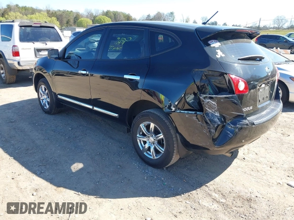 2013 Nissan Rogue SL with VIN JN8AS5MT8DW546391, listed as a IAAI auction lot 41833496 with 109,305 mi miles. Bid and sale history available at carsss.com. Image 3.