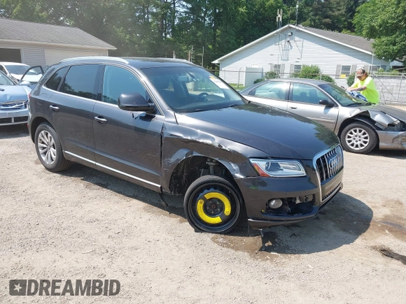 2016 Audi Q5 Premium Plus with VIN WA1L2AFPXGA058083, listed as a IAAI auction lot 42490980 with 116,210 mi miles and . Bid and sale history available at DreamBid. Image 1.