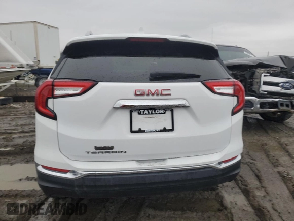 2022 GMC Terrain SLT with VIN 3GKALPEV9NL179890, listed as a Copart auction lot 41401015 with 58,991 mi miles and Salvage Title. Bid and sale history available at carsss.com. Image 6.