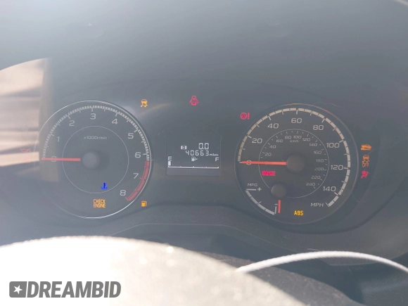 2021 Subaru Crosstrek with VIN JF2GTAAC5M9314296, listed as a IAAI auction lot 42502035 with 40,663 mi miles and . Bid and sale history available at DreamBid. Image 7.