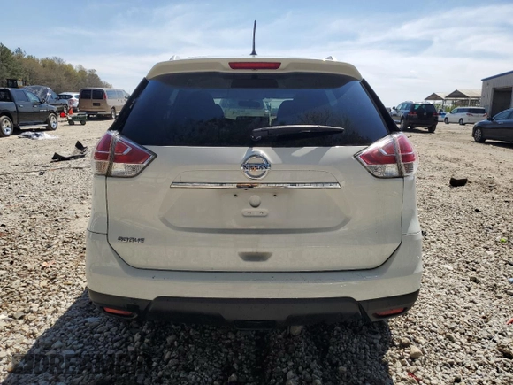 2016 Nissan Rogue S with VIN KNMAT2MT7GP677625, listed as a Copart auction lot 49970505 with 90,249 mi miles and Salvage Title. Bid and sale history available at DreamBid. Image 6.