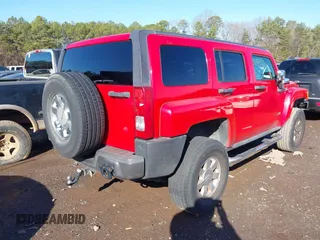 2008 Hummer H3 with VIN 5GTEN13E688123408, listed as a IAAI auction lot 41463058 with 189,430 mi miles. Bid and sale history available at carsss.com. Image 4.
