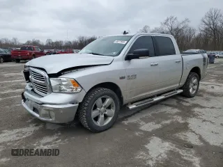 2018 Ram 1500 Big Horn with VIN 3C6RR7LTXJG129752, listed as a Copart auction lot 48072805 with 100,272 mi miles and Salvage Title. Bid and sale history available at carsss.com. Image 1.