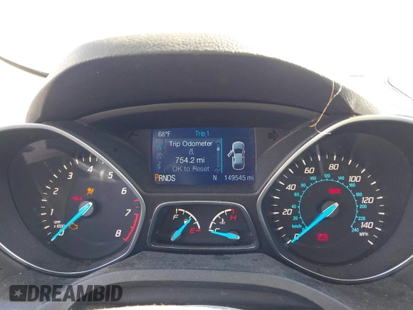 2014 Ford Escape S with VIN 1FMCU0F72EUD51798, listed as a IAAI auction lot 41925673 with 149,545 mi miles. Bid and sale history available at carsss.com. Image 7.