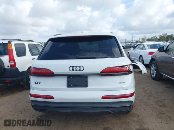 2022 Audi Q7 Premium Plus with VIN WA1LXBF76ND014939, listed as a IAAI auction lot 41925444 with 34,807 mi miles and . Bid and sale history available at DreamBid. Image 16.