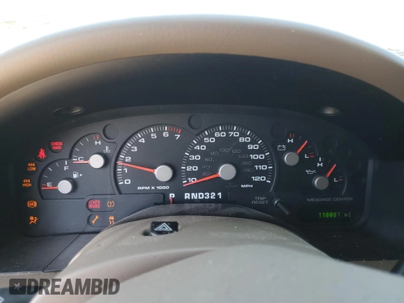 2005 Ford Explorer Eddie Bauer z VIN 1FMDU74E15UB20339, wystawiony jako Copart lot #62145185 z przebiegiem 118 081 mil mil oraz Szkoda całkowita • Salvage title. Historia ofert i sprzedaży dostępna na DreamBid. Obrazek 9.