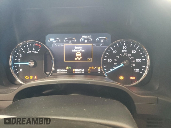 2021 Ford Expedition Max Platinum with VIN 1FMJK1MT1MEA84830, listed as a Copart auction lot 56530065 with 48,330 mi miles and Salvage title. Bid and sale history available at DreamBid. Image 9.