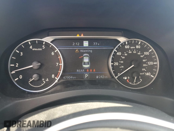2023 Nissan Altima 2.5 SV with VIN 1N4BL4DV3PN303015, listed as a Copart auction lot 87023374 with 47,904 mi miles and Salvage Title. Bid and sale history available at carsss.com. Image 9.