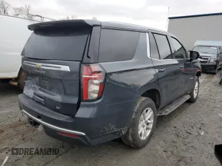 2022 Chevrolet Tahoe LT with VIN 1GNSKNKD0NR161796, listed as a Copart auction lot 42320075 with 84,387 mi miles and Salvage title. Bid and sale history available at DreamBid. Image 3.