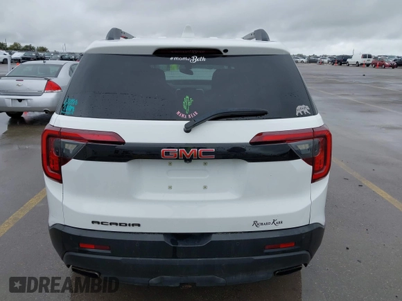 2021 GMC Acadia SLT with VIN 1GKKNML44MZ166673, listed as a IAAI auction lot 41906468 with 95,498 mi miles. Bid and sale history available at carsss.com. Image 17.