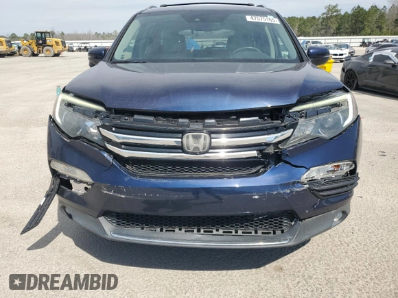 2017 Honda Pilot Touring with VIN 5FNYF6H91HB015580, listed as a Copart auction lot 47575165 with 78,665 mi miles and Clean Title. Bid and sale history available at carsss.com. Image 5.