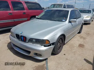 2003 BMW 5 Series 530iA with VIN WBADT63443CK38704, listed as a IAAI auction lot 41779122 with 103,198 mi miles. Bid and sale history available at carsss.com. Image 2.