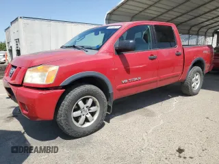 2008 Nissan Titan SE with VIN 1N6AA07C88N307560, listed as a Copart auction lot 62134015 with 167,919 mi miles and Salvage title. Bid and sale history available at DreamBid. Image 1.