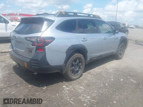 2023 Subaru Outback Wilderness with VIN 4S4BTGUD9P3141126, listed as a IAAI auction lot 42601641 with 31,773 mi miles and . Bid and sale history available at DreamBid. Image 4.