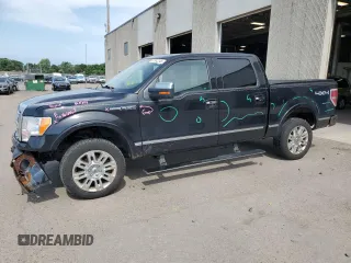 2010 Ford F-150 XL with VIN 1FTFW1EV8AFC02618, listed as a Copart auction lot 61542345 with 123,403 mi miles and Salvage title. Bid and sale history available at DreamBid. Image 1.
