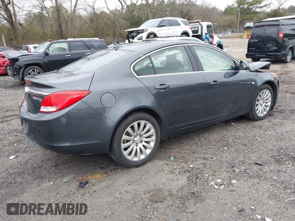2011 Buick Regal CXL RL1 with VIN 2G4GN5EC6B9198880, listed as a IAAI auction lot 41623371 with 186,088 mi miles and . Bid and sale history available at DreamBid. Image 4.
