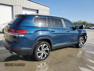 2022 Volkswagen Atlas SEL z VIN 1V2BP2CA7NC504537, wystawiony jako Copart lot #52094685 z przebiegiem 63 114 mil mil oraz Szkoda całkowita • Salvage title. Historia ofert i sprzedaży dostępna na DreamBid. Obrazek 3.