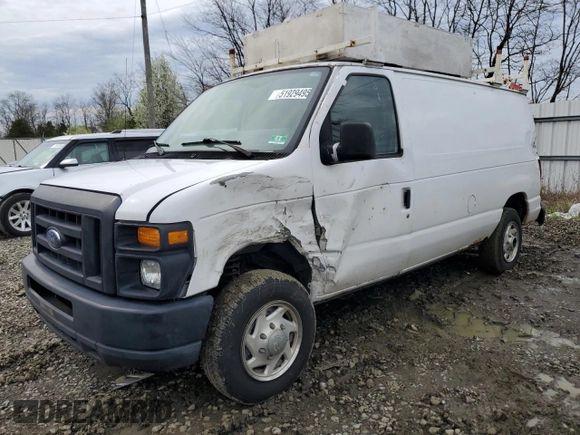 2009 Ford Econoline Cargo Commercial with VIN 1FTNE14W09DA19293, listed as a Copart auction lot 51929495 with 253,326 mi miles and Salvage Title. Bid and sale history available at DreamBid. Image 1.