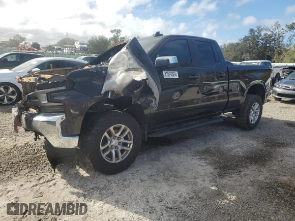 2019 Chevrolet Silverado 1500 LT with VIN 1GCRWCEK2KZ303653, listed as a Copart auction lot 81674324 with Not Provided miles and Non Repairable. Bid and sale history available at DreamBid. Image 1.