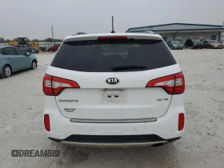 2015 Kia Sorento SX with VIN 5XYKW4A76FG644504, listed as a Copart auction lot 46346555 with 210,345 mi miles and Salvage Title. Bid and sale history available at carsss.com. Image 6.
