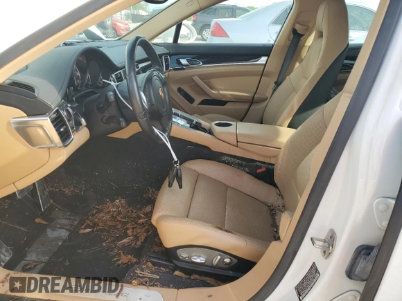 2015 Porsche Panamera 4 with VIN WP0AA2A74FL005704, listed as a Copart auction lot 52975975 with 72,167 mi miles and Salvage Title. Bid and sale history available at DreamBid. Image 7.