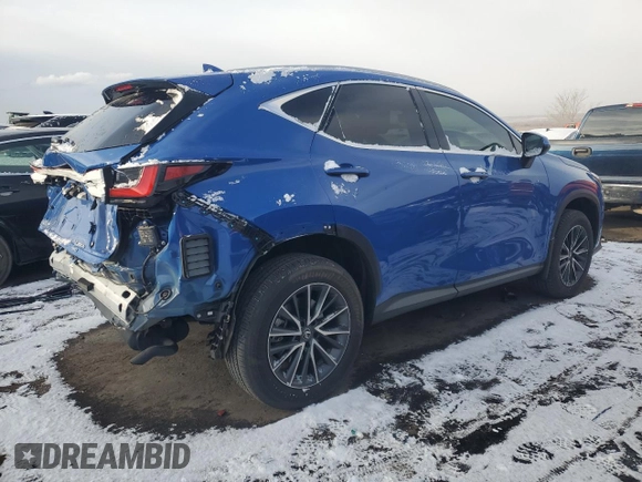 2023 Lexus NX with VIN 2T2GKCEZ7PC011798, listed as a Copart auction lot 88034825 with 0 mi miles and Salvage Title. Bid and sale history available at carsss.com. Image 3.