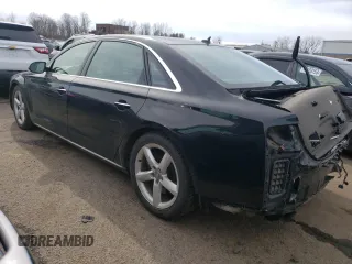 2015 Audi A8 L 4.0T with VIN WAU32AFD7FN033464, listed as a Copart auction lot 42682643 with 130,105 mi miles. Bid and sale history available at carsss.com. Image 2.