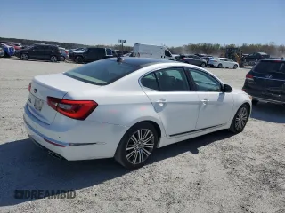 2014 Kia Cadenza Premium with VIN KNALN4D78E5121542, listed as a Copart auction lot 50686945 with 169,933 mi miles and Salvage Title. Bid and sale history available at DreamBid. Image 3.