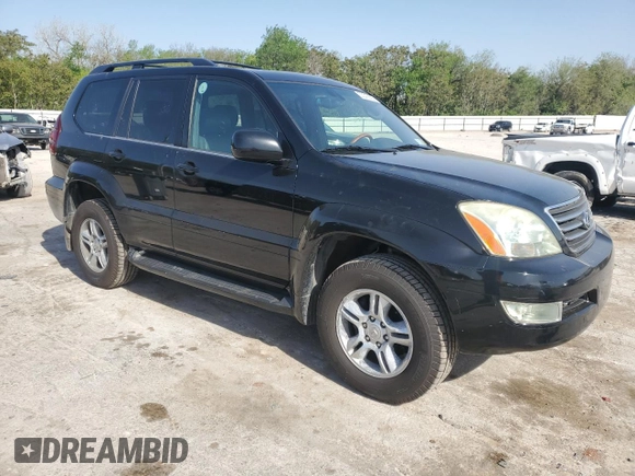 2003 Lexus GX 470 with VIN JTJBT20X030019738, listed as a Copart auction lot 53543855 with 169,824 mi miles and Clean Title. Bid and sale history available at DreamBid. Image 4.