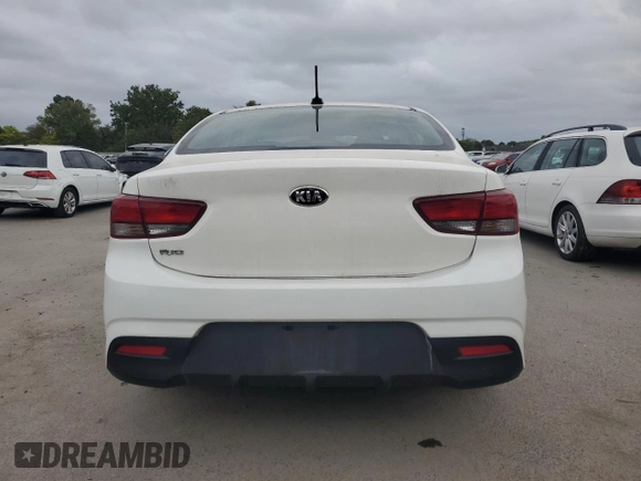 2018 Kia Rio LX with VIN 3KPA24ABXJE071527, listed as a Copart auction lot 71826744 with 47,584 mi miles and Salvage Title. Bid and sale history available at DreamBid. Image 6.