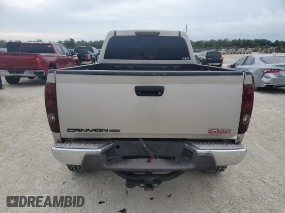 2004 GMC Canyon SLE Z71 with VIN 1GTDS146948128941, listed as a Copart auction lot 81621774 with 177,331 mi miles and Salvage Title. Bid and sale history available at carsss.com. Image 6.
