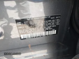 2021 Subaru Ascent Touring z VIN 4S4WMARD2M3457855, wystawiony jako IAAI lot #42412531 z przebiegiem 47 861 mil mil oraz . Historia ofert i sprzedaży dostępna na DreamBid. Obrazek 9.