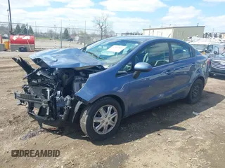 2016 Kia Rio LX with VIN KNADM4A34G6643199, listed as a IAAI auction lot 42003014 with 97,376 mi miles and . Bid and sale history available at DreamBid. Image 2.