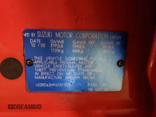 2006 Suzuki Aerio z VIN JS2RD62H965351072, wystawiony jako Copart lot #86067064 z przebiegiem 265 075 mil mil oraz Szkoda całkowita • Salvage title. Historia ofert i sprzedaży dostępna na DreamBid. Obrazek 12.