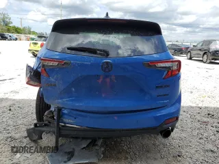 2022 Acura RDX w/A-Spec Advance Package with VIN 5J8TC2H84NY000040, listed as a Copart auction lot 70941413 with 24,066 mi miles and Salvage Title. Bid and sale history available at carsss.com. Image 6.