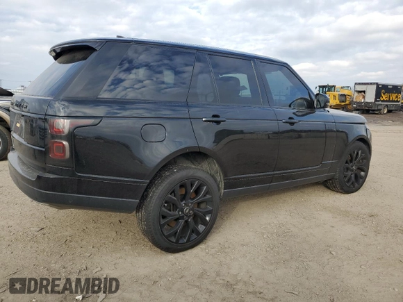 2018 Land Rover Range Rover with VIN SALGS2RE1JA380702, listed as a Copart auction lot 85476474 with 78,905 mi miles and Salvage title. Bid and sale history available at DreamBid. Image 3.