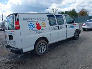 2008 Chevrolet Express Cargo Van with VIN 1GCFG15X081153310, listed as a IAAI auction lot 41892125 with 297,669 mi miles. Bid and sale history available at carsss.com. Image 4.