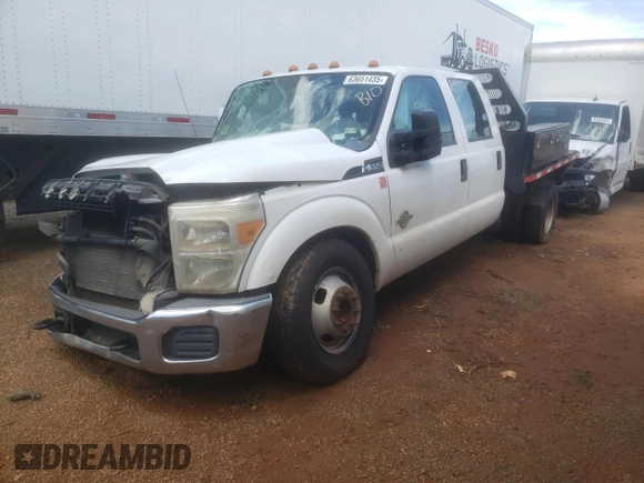2015 Ford F-350 XL with VIN 1FD8W3GT2FEA96143, listed as a Copart auction lot 63651435 with Not provided miles and Salvage title. Bid and sale history available at DreamBid. Image 1.